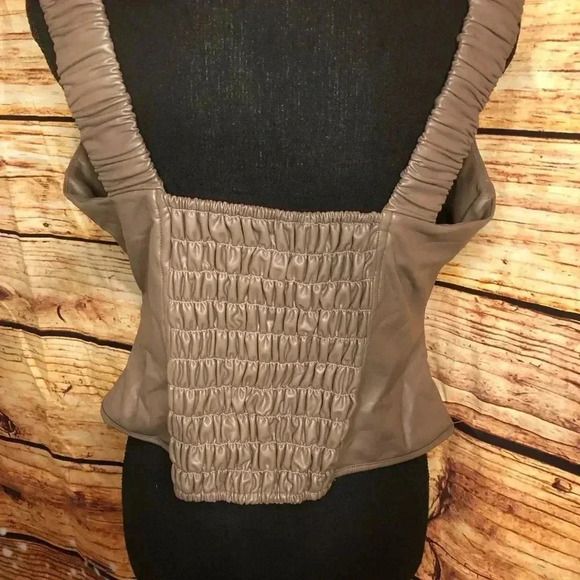 FAUX Leather Corset Top size 1X - Picture 12 of 15